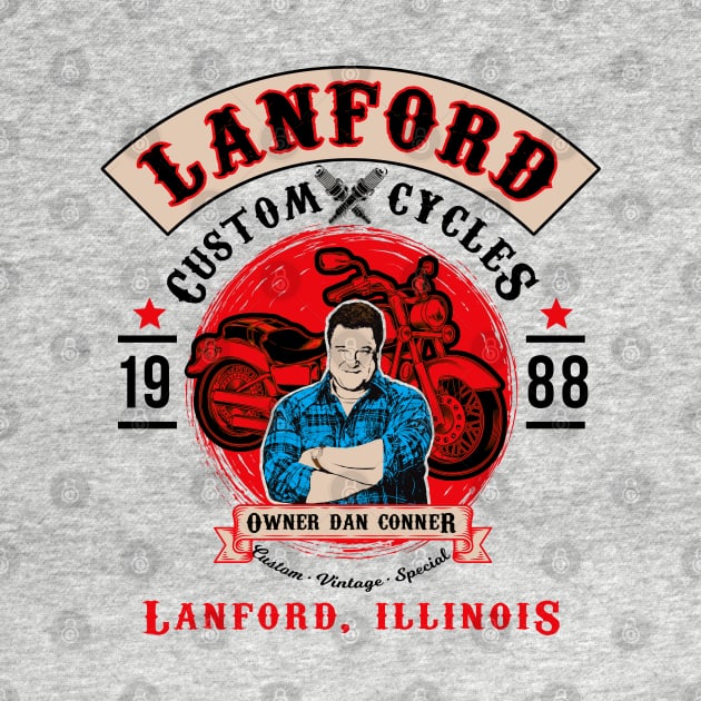 Lanford Custom Cycles Dan Conner Lts by Alema Art